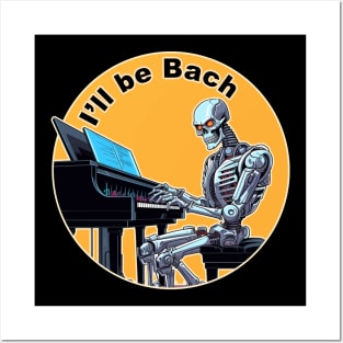 Terminator Plays Bach Science Fiction Classical Music Posters and Art